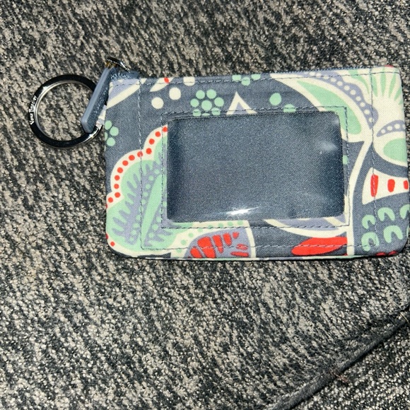 Vera Bradley Coin Purse Key Chain In Nomadic‎ Floral NWOT Spot For Id - Picture 2 of 5
